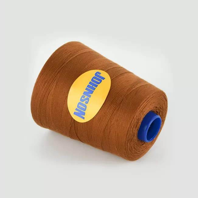 ຄວາມເຂັ້ມແຂງສູງສີ Spun Polyester Sewing thread ສໍາລັບຊຸດ